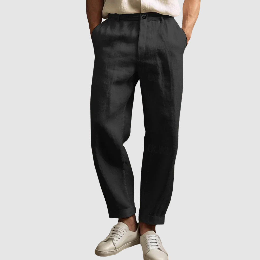 Austin | Men’s Linen Straight Cut Pants