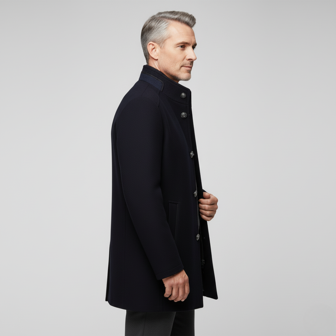 Asher | Men’s Long Sleeve Winter Overcoat