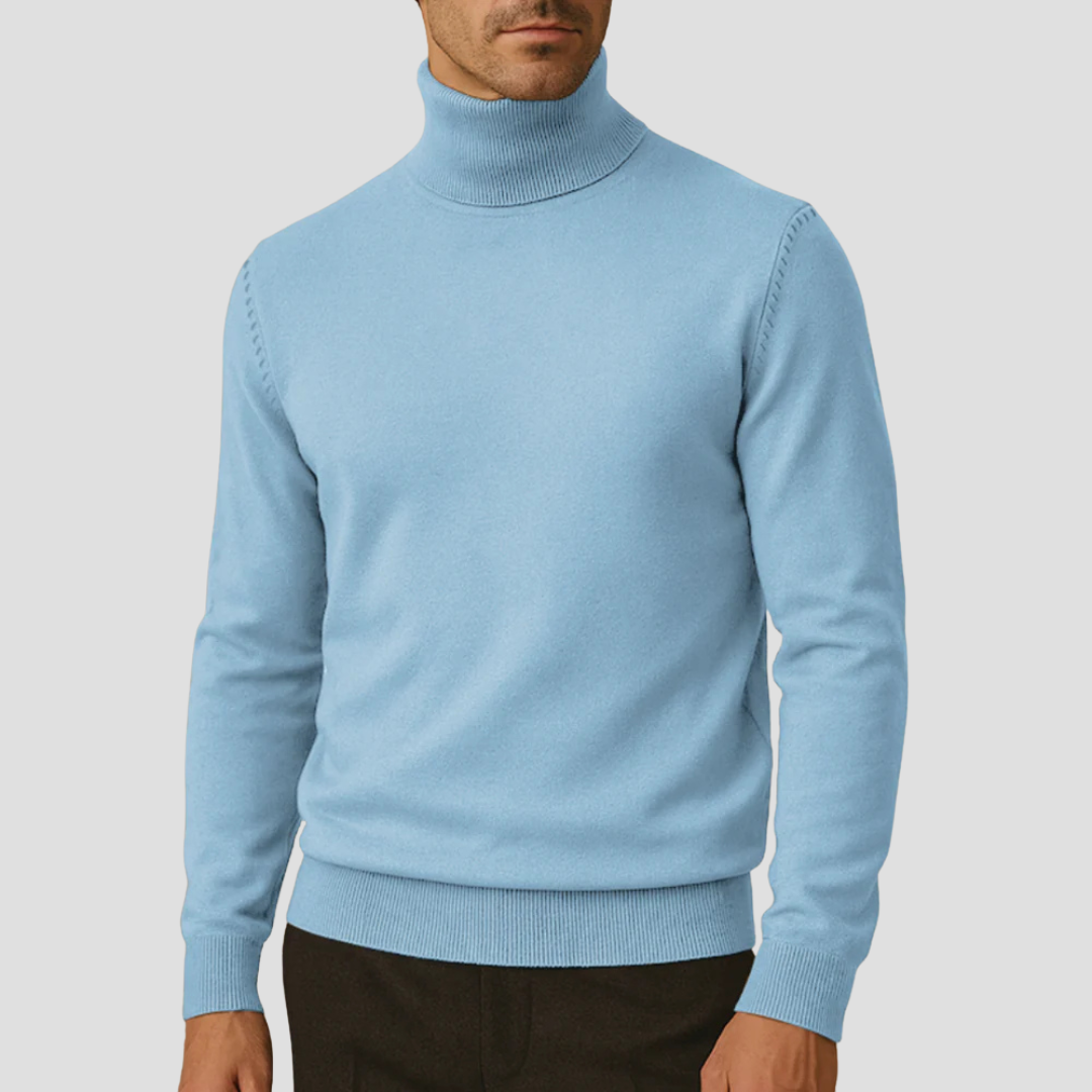 Harlowe | Men’s Slim-Fit Turtleneck Knitted Jumper
