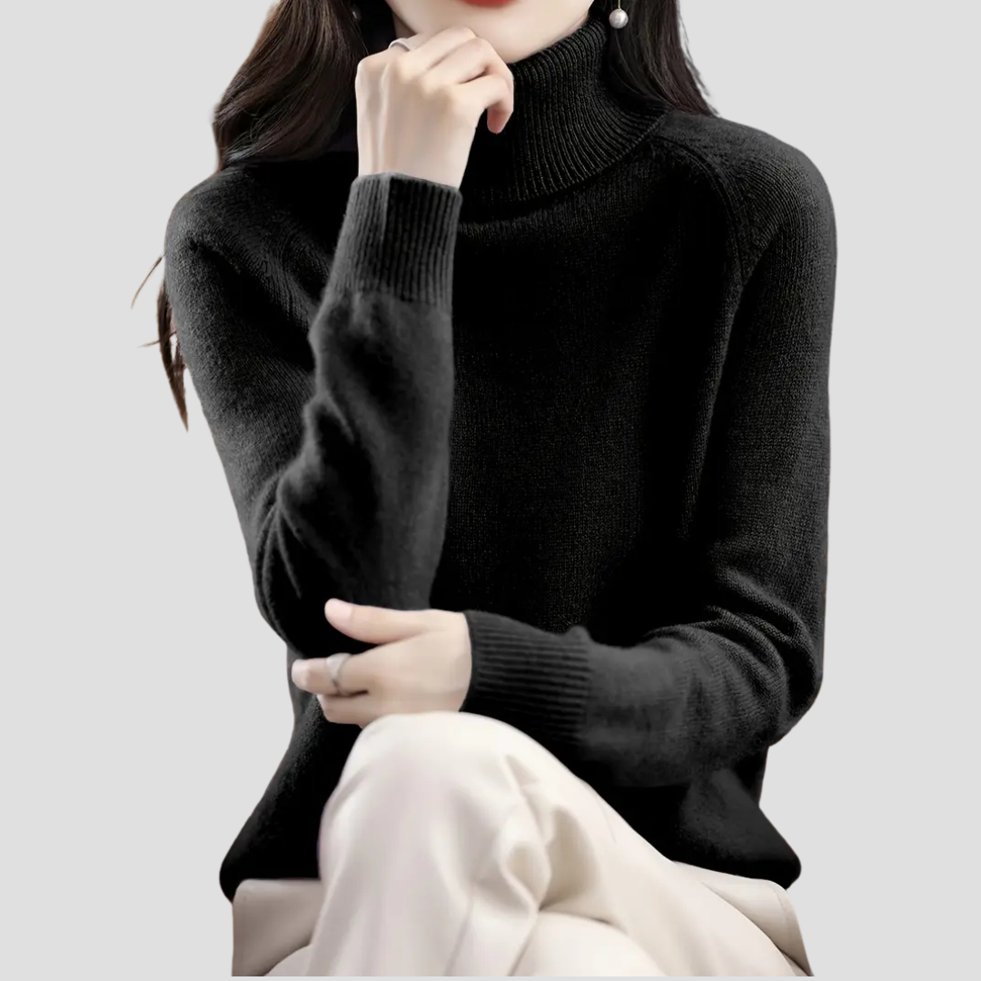 Alverin | Women’s Turtleneck Knit Sweater