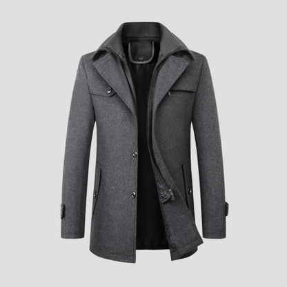 Falconridge | Men’s Mid-Length Wool Overcoat