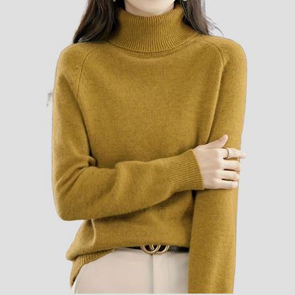 Alverin | Women’s Turtleneck Knit Sweater