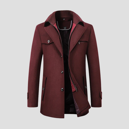 Falconridge | Men’s Mid-Length Wool Overcoat