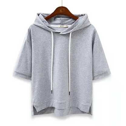 Soren | Men’s Short-Sleeve Hooded Cotton Top
