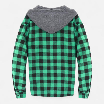 Ruxander | Men’s Button-Up Hooded Sweater