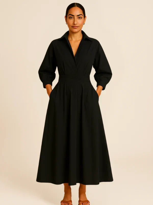 Karina | Women’s Collared Shirt Dress