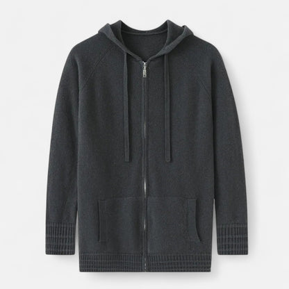 Camarlo | Men’s Hooded Cardigan – Refined Winter Knitwear