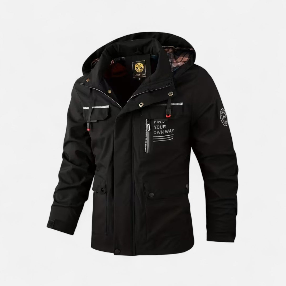 Ravexon | Men’s Hooded Windbreaker – Lightweight Outdoor Jacket