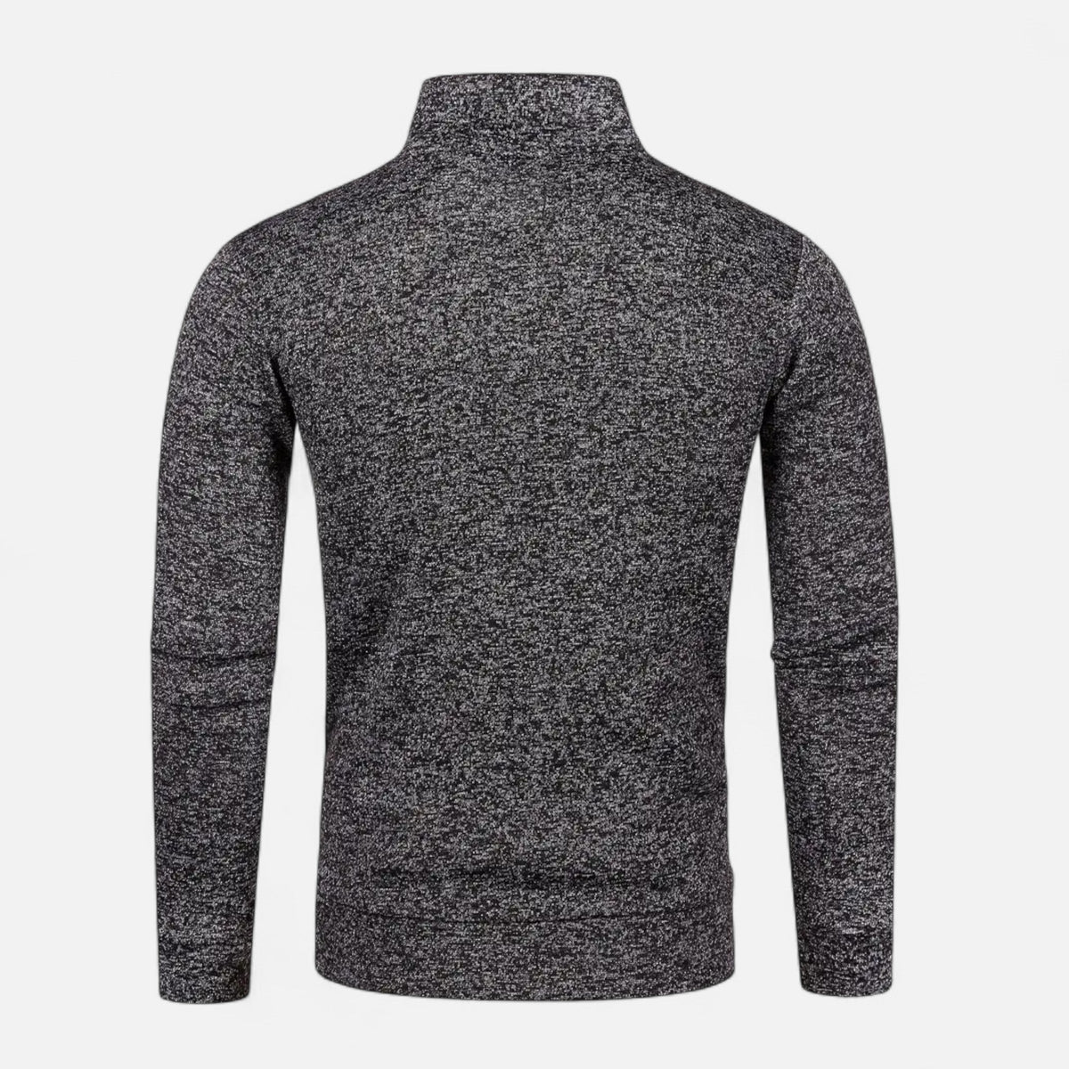 Riverton | Men’s Zip Jacket – Refined Knit Autumn Elegance